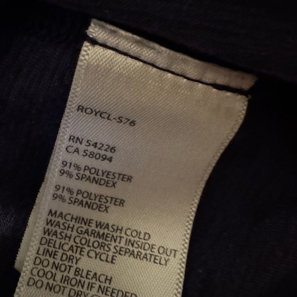 Women's Classic Navy Blue Performance Top - Picture 6 of 6